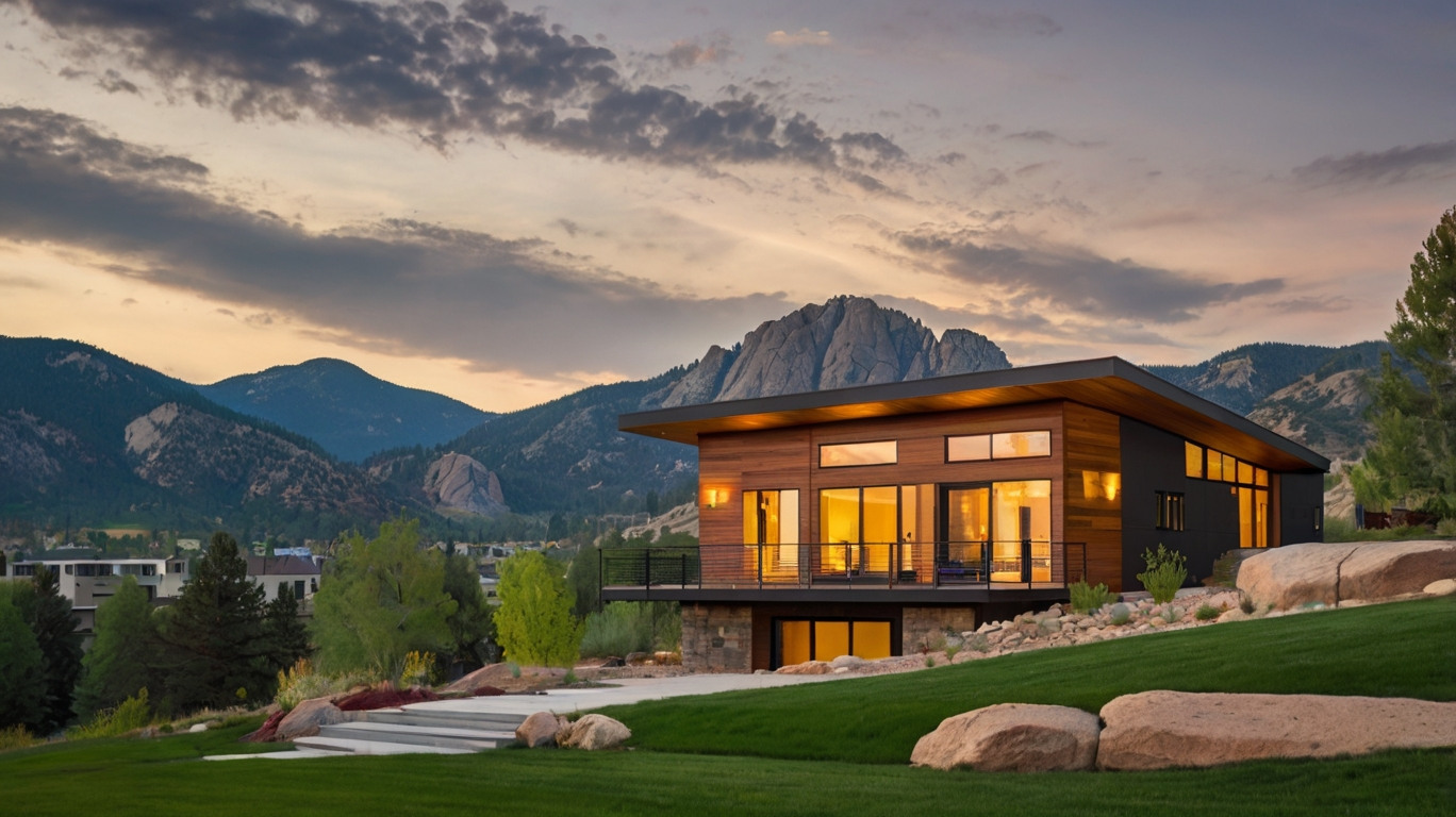 Modern Boulder home exterior
